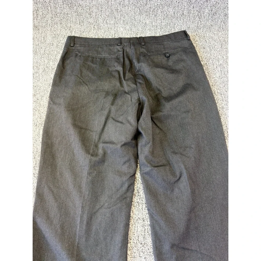 Banana Republic Classic Dress Pants Men 38x32 Gray Straight Leg High Rise Formal